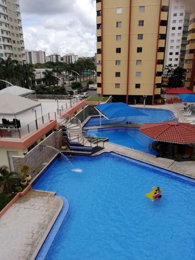 Caldas Novas - Go - Apartamento Parque Das Aguas Quentes Bloco 1 - Em Frente Clube Prive מראה חיצוני תמונה
