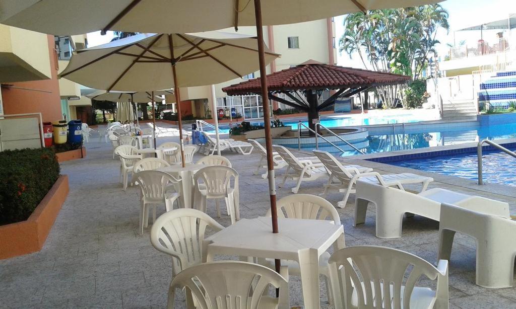 Caldas Novas - Go - Apartamento Parque Das Aguas Quentes Bloco 1 - Em Frente Clube Prive מראה חיצוני תמונה